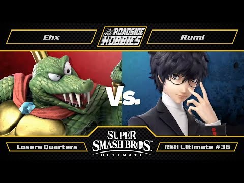 RSH Ultimate #36: Ehx (K.rool) vs Rumi (Joker, Ike, ZSS) - Losers Quarters