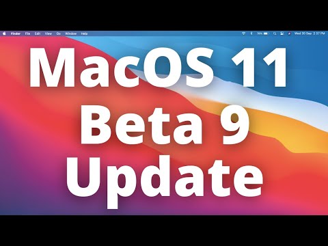 MacOS 11 Developer Beta 9 is Here!