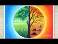 How to draw Save Tree Save Earth, Save Nature drawing easy, Poster drawing