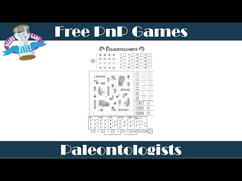 Board Game Blitz: Paleontologists Overview