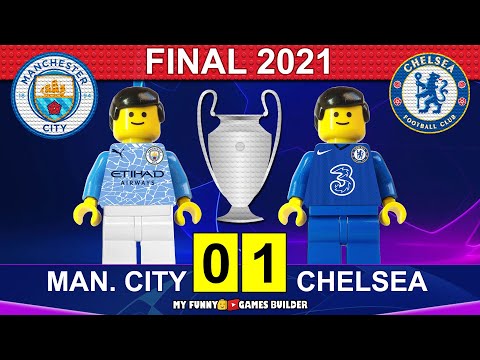 Champions League Final 2021 • Manchester City vs Chelsea 0-1 🏆 All Goals & Highlights Lego Football
