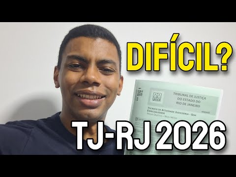 I took the TJRJ (Judicial Technician) exam… and I was surprised.