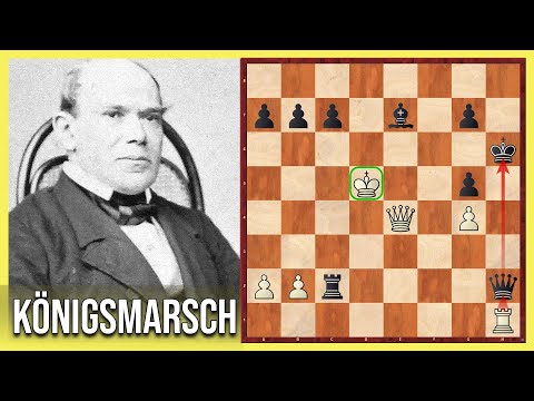 Adolf Anderssen's legendary King's March || Adolf Anderssen vs. Jules Arnous de Riviere