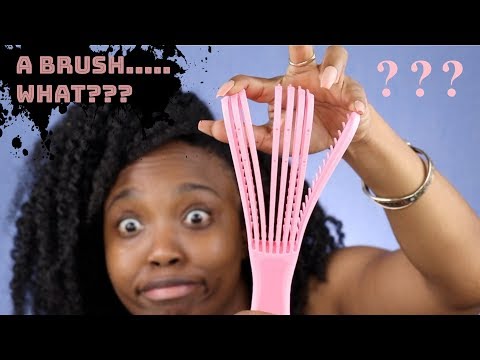 A Brush... What??? | EZ Detangler Brush on Type 4 Hair...