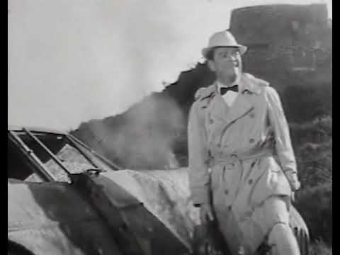 LICENSE TO KILL 1964  Eddie Constantine as Nick Carter -  car chase  English language version