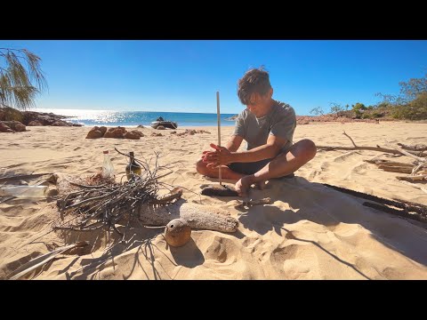 3 Days Solo Survival Camping An Island, NO WATER, NO FOOD, NO SHELTER - Part 1