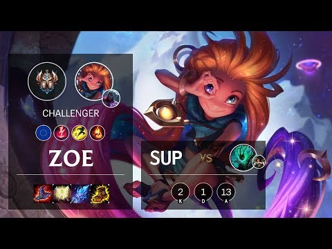Zoe Support vs Thresh - EUW Challenger Patch 10.11