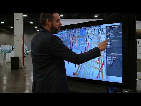 UniversalPlantViewer Live Demo on a Microsoft Surface Hub