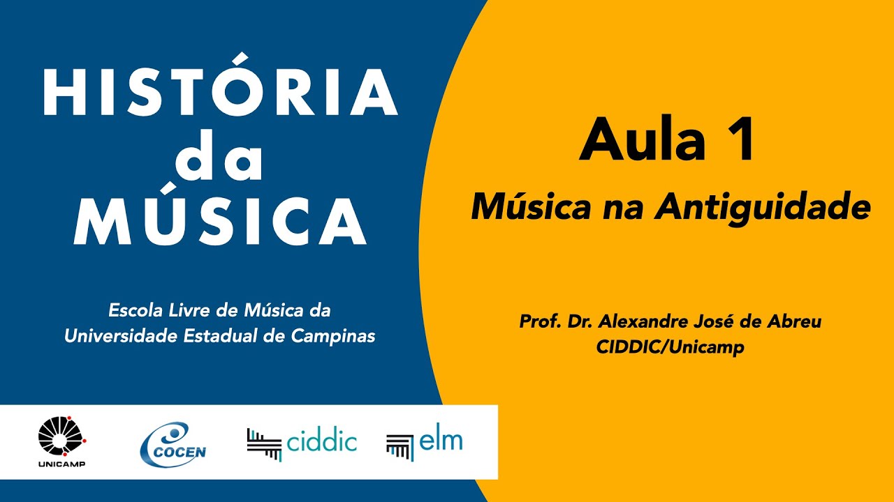 História da Música |ELM-UNICAMP| - Resumo Aula 1 - Música na Antiguidade