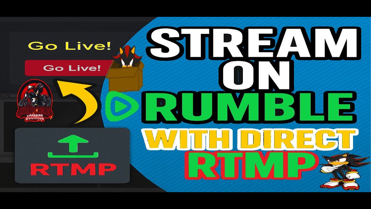 How to Stream on Rumble with (Direct RTMP)