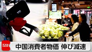 中国7月消費者物価指数 0.5％上昇も伸びは縮小