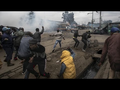 WATCH: Police in Kenya fire teargas at anti-tax protesters
