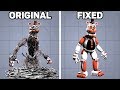 Fixed VS. Original Animatronics in Five Nights at Freddy's #4