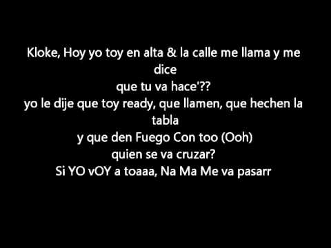 VIDEO CON LETRAS -  Cromo X Ft Toxic Crow  Chimbala   Fuego Con To KARAOKE