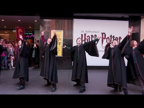 Cursed Child Melbourne: Wand Dance Flash Mob