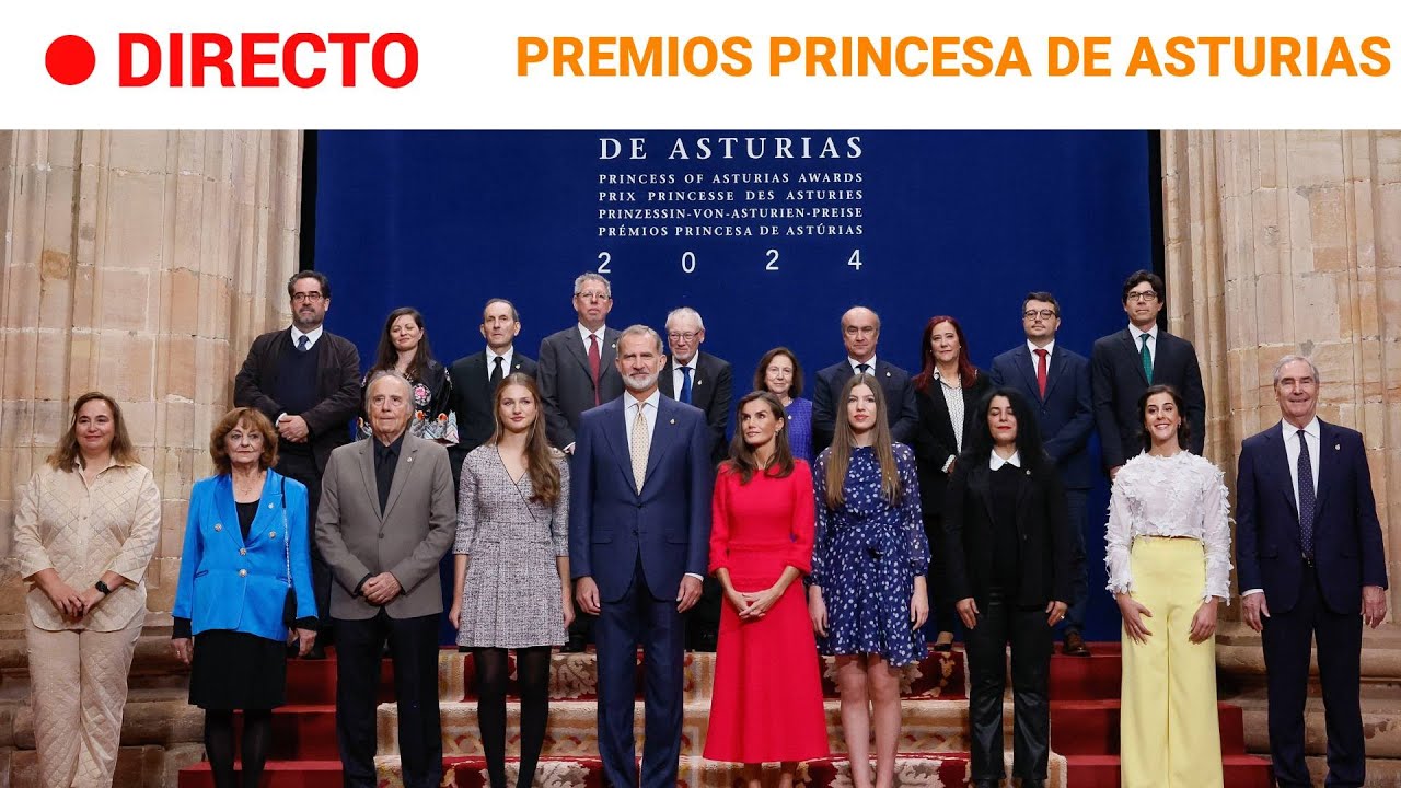 PREMIOS PRINCESA DE ASTURIAS: LA FAMILIA REAL RECIBE A LOS GALARDONADOS | RTVE Noticias