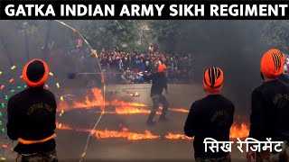 Amazing GATKA performance by Indian Army Sikh Regiment (सिख रेजिमेंट )