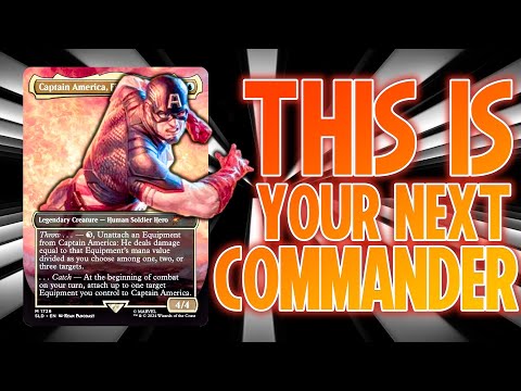 CAPTAIN AMERICA Will Throw A Dang Shoe // EDH Deck Tech