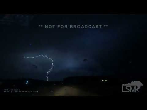 01-12-2023 Dexter, MO - Vivid Lightning and Hail