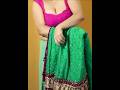 How To Drape A Silk Saree Low For Gori Chubby Aunty