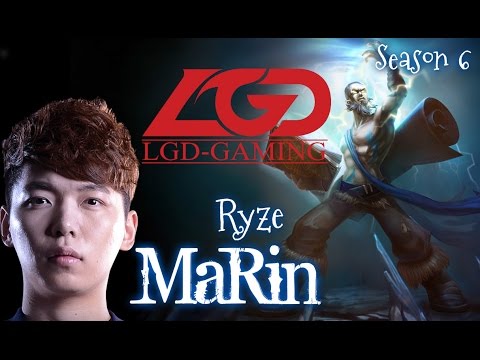 LGD MaRin RYZE Top vs Lulu - Patch 6.3 KR | League of Legends