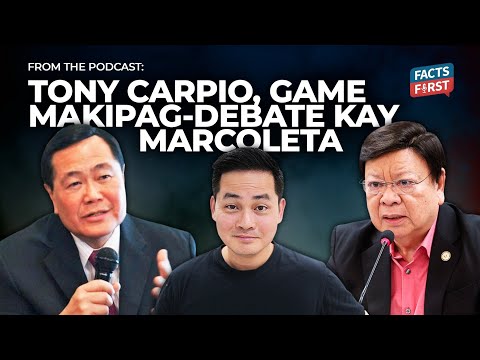 Justice Carpio, kumasa sa hamon na debate ni Marcoleta