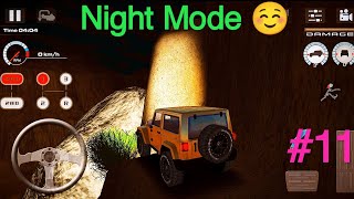 Night mode 🌘 Offroad Drive Desert Gameplay Of Level #11 #oddmangsmes #offroad