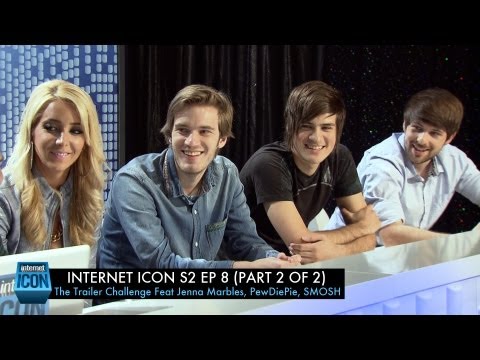 Internet Icon S2 Ep8 - The Trailer Challenge (Part 2 of 2) Feat SMOSH, Jenna Marbles, and PewDiePie