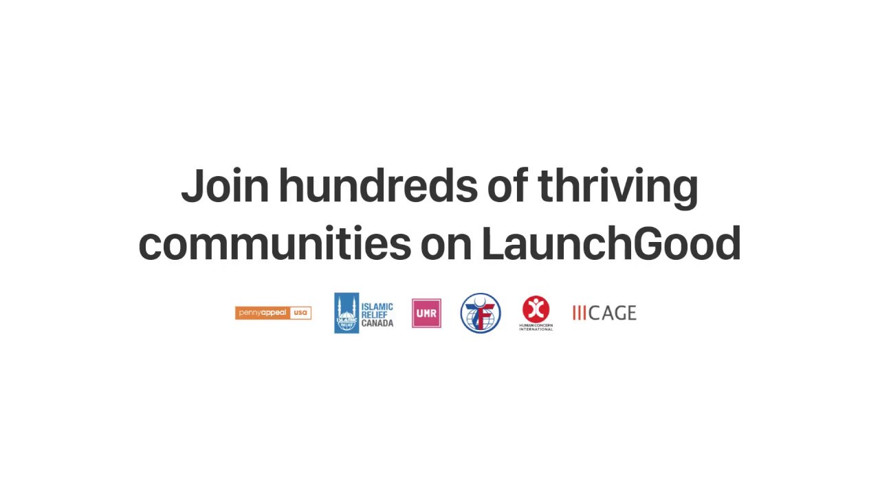 The New Community Pages by LaunchGood