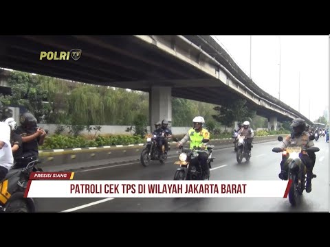 WAKAPOLDA METRO JAYA DAN KAPOLRES JAKARTA BARAT PATROLI TPS