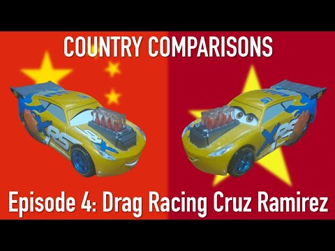 Drag Racing Cruz Ramirez | Country Comparisons | Episode 4 (China vs Vietnam) Mattel Disney Cars 3