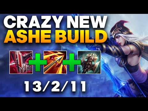 Ashe ADC Gameplay - This Weird New Ashe Build Deals Insane AoE Damage | League of Legends
