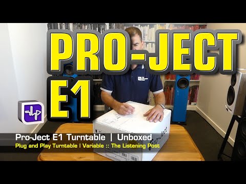 Pro-Ject E1 Plug and Play Turntable | The Listening Post | TLPCHC TLPWLG