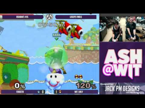 Ferocitii (Peach) vs WIT | ORLY (Captain Falcon) - ASH@WIT #115 Melee Loser's Finals