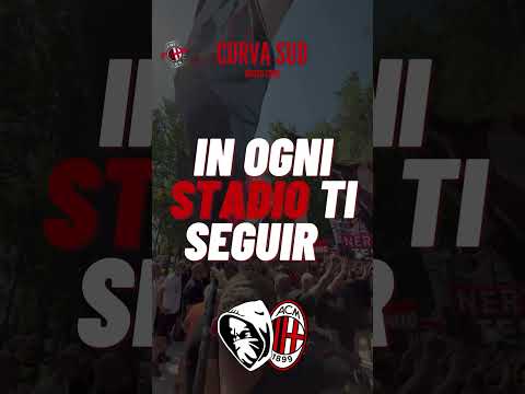 NEW MILAN CURVA SUD CHORUS [with LYRICS] 🔴⚫️📣 “We are bandits and we defend the city” | #Shorts