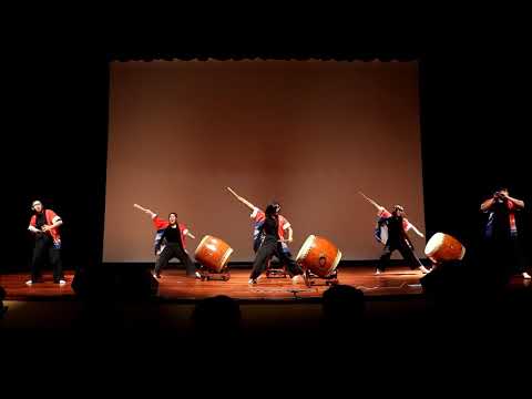 JCN2018 Japanese Cultural Night - Ngee Ann Polytechnic Taiko - Taiko Drums - Ogi Matsuri 5Cof5 [HD]