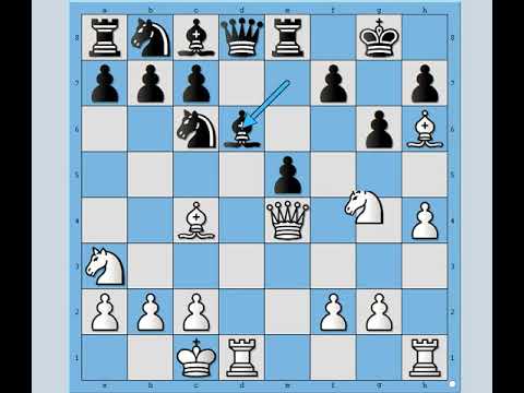 Neverovatna gužva pred rokadnim položajen crnog Kralja 👑👑👑 ALEKHINE vs CRUZ # 2108