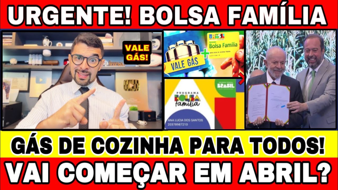 NOVO AUXÍLIO GÁS PARA TODOS DO BOLSA FAMÍLIA E FIM DO VALE GÁS NO CAIXA TEM!