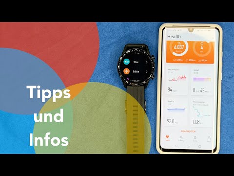 Huawei Watch GT2 Steuerung LiteOS Einstellungen und Huawei Health App
