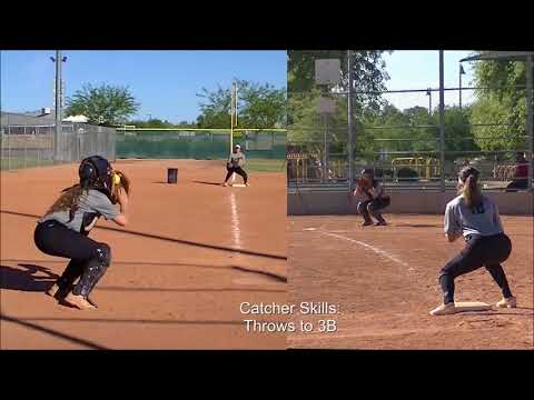 Samantha Tamburo Softball Skills Video -- 2019 Catcher Utility