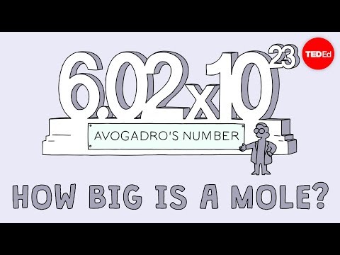 How big is a mole? (Not the animal, the other one.) - Daniel Dulek