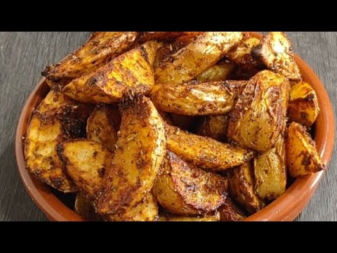 Cena fácil en pocos minutos | Patatas especiadas al horno una verdadera delicia