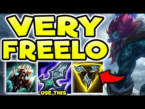 TRUNDLE TOP IS YOUR FREELO TICKET FOR SEASON 12 (HIGH WINRATE) - S12 Trundle TOP Gameplay Guide