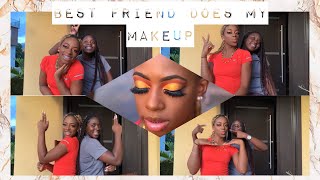 BEST FRIEND DOES MY MAKEUP! |HILARIOUS | Abby Laura