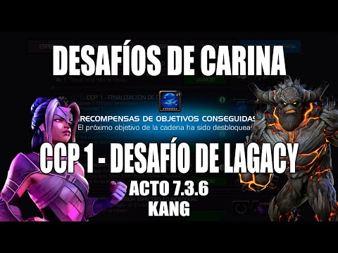 CCP 1 - Desafío De Lagacy Parte 1 | Desafíos De Carina | King Groot Deathless | MCOC Vídeo 1003