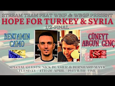 Charity Tourney For Turkey and Syria - Semifinal - Benjamin Čamo (BiH) vs Cüneyt Argun Genç (TUR)