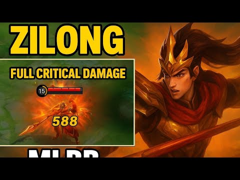 Zilong Full Critical Damage Build 🔥No Counter, Instant Kill | MLBB Gameplay 