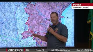 Modrite Fire Operational Update August 9, 2026