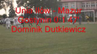 preview picture of video 'Unia Iłów 0-4 Mazur Gostynin'