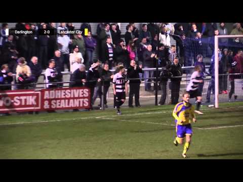 Darlington 3-0 Lancaster City - Evo-Stik First Division North - 2014/15